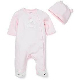 Little Me Bear Layette Pink