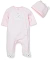 Little Me Bear Layette Pink, 3 Months