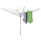 Household Essentials 1600 12-Line Outdoor Umbrella-Style Clothes Dryer with Aluminum Arms