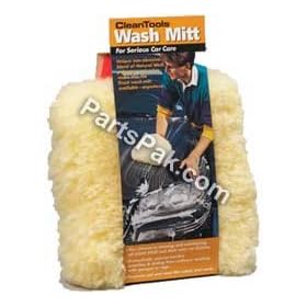 Clean Tools Wash Mitt For Serious Car Care, Natural Wool/Polyester/Nylon Blend