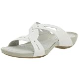  : Clarks Women's Firecracker Slide Sandal,White,5 M