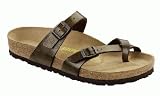 Birkenstock thongs Mayari from Birko-Flor in Golden Brown with a regular insole