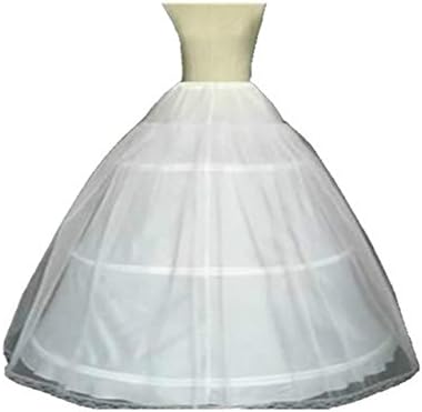 Yxjdress Women's Wedding Petticoat Underskirts Crinoline Bridal Accessory White