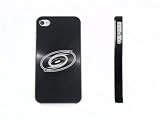 Black Apple iPhone 4 4S 4G Aluminum back hard case cover CAROLINA HURRICANES