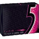 Wrigleys 5 Sugar Free Gum, Elixir - 15 Pieces/Pack, 10 Ea