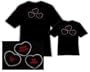 Mother Daughter Conversation Heart Valentine Bling Tops