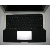 DSI MacBook Air Keyboard silicone cover skin with palm rest, Black preprint