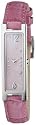 Joy - JW537 - Rectangulares Tamano - Quartz Analogique - Montre Femme Acier - Bracelet Cuir rose