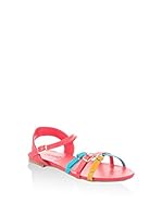 Simoty Sandalias planas (Rojo)