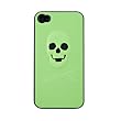 Green Skull iPhone 4S Case (Compatible with Apple iPhone 4S, iPhone 4)