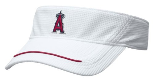 Los Angeles Angels White Nikefit Visor