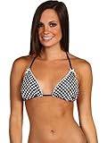IMAGE OF Guess Pin Me Down Triangle Bikini Top Black 34 BC