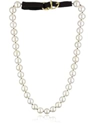 Vibes "Edgy" 18 Karat Gold South Sea Pearl and Diamond Necklace