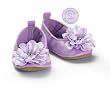 Mud Pie Baby Buds Ballet Slippers, Purple