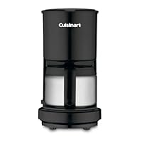 Cuisinart DCC-450BK 4-Cup Coffeemaker with Stainless-Steel Carafe, Black