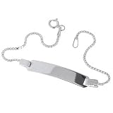 Sterling Silver Kids ID Bracelet 6