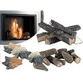 Carlo Milano Keramik-Feuerdekoration f�r Bio-Ethanol �fen, Komplettset