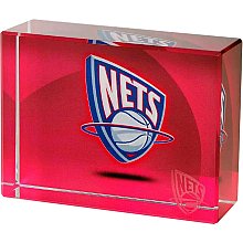 NBA New Jersey Nets Shadow Design Team Logo Desk Ornament/Paperweight