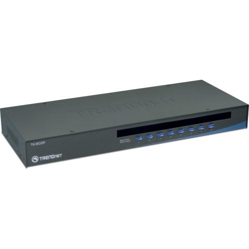 Commutateur KVM TRENDNETTK803RNOIR8PORTS