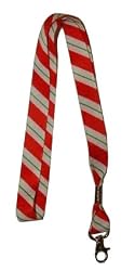 Foot Galaxy Christmas Candy Stripe Printed Lanyards