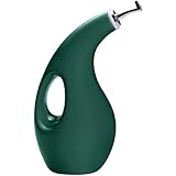 Rachael Ray Stoneware EVOO Dispensing Bottle, Dark Green