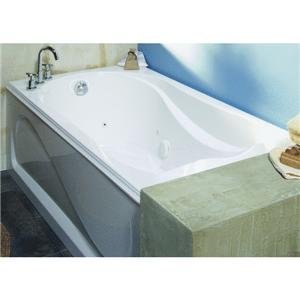 White 10-jet Whirlpool