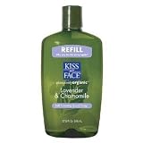 Kiss My Face Organic Lavender & Chamomile Self Foaming Liquid Soap Refill, 17.5-Ounce Bottles (Pack of 3)