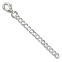 Sterling Silver Finding 2" 5cm Extension Clasp Chain
