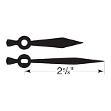 2-5/8'' Black Sword Clock Hands (set)