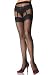 Lycra Sheer Pantyhose with Woven Faux Tanga Shorts and Garter Belt