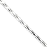 3mm, Sterling Silver, Round Snake Chain, 20 inch