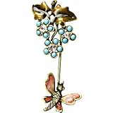 Jay Strongwater Floral Cluster Stickpin