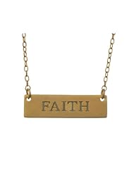 Beverly Madison Gold Faith Necklace