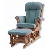 Today's Mom Madison Glider and Ottoman Finish: Natural