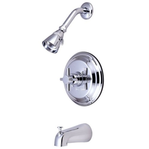 Kingston Brass KB2631DX Concord Tub and Shower Faucet Polished Chrome