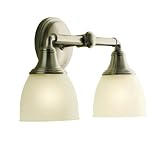brushed nickel wall sconce KOHLER K 10571 BN Devonshire Double Wall Sconce, Vibrant Brushed Nickel brushed nickel wall sconce KOHLER K 10571 BN Devonshire Double Wall Sconce, Vibrant Brushed Nickel