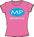 Melrose Place TV Show MP LOGO Juniors Size Fitted Hot Pink Tee