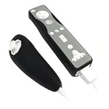Black - Nintendo Wii Protection Sleeve for Remote Controller & Nunchuk Sili ....
