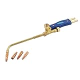uxcell ブルー　プラスチックのハンドル　噴射式　酸素アセチレンガス　溶接トーチ H01-6
