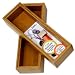 Lipper International 8181S Bamboo 3-by-9-Inch Stackable Organization Boxes, Set of 2