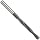 Cleveland 2580 High Speed Steel Regular Length Drill Bit, Low Helix, Coolant Through, Black Oxide, Round Shank, 118 Degree Conventional Point