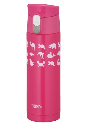 THERMOS 調乳用ステンレスボトル 0.5L ピンクズー JMX-502 PZ