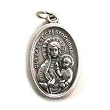 Lady of Czestochowa - Pope John Paul II - Two-sided Oxidized Medal - MADE IN ITALY