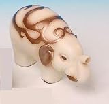 Cream & Gold Lucky Elephant