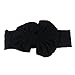 DZT1968(TM Baby Girl Newest Bowknot Turban Headband Head Wrap Knotted Hair Band (Black)