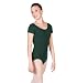 Capezio Women's Short Sleeve Leotard,Black,Small
