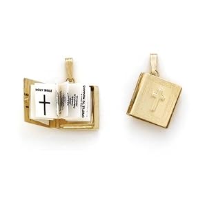 14k Bible Locket