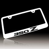 Nissan 350Z Logo Chrome Metal License Plate Frame
