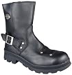 Harley Davidson Mens Cannon Pull On Black Boots shoe Sz: 11
