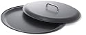 Chef's Planet Pizzaware classic thin crust pizza pan with trimming lid